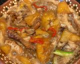 A picture of step 4 of Vietnamese Sweet and Sour Soup (Canh Chua) and Braised Catfish (Ca Bong Lau Kho To).