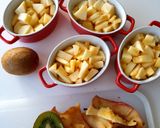 Une image de l'étape 2 de Gratins pommes kiwis.