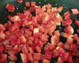 Foto del paso 7 de la receta: Tabulé templado de anís y menta con verduras fritas y frutos secos