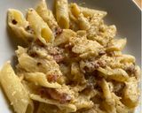 Foto del paso 5 de la receta Macarrones a la carbonara sin gluten y sin lactosa