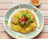 Hình bước làm 3 của món Trứng Chiên Cốm