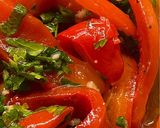 Фото кроку 4 до Салат з печеного перцю 🌶️.