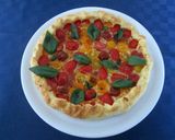 A picture of step 5 of Savory Cherry Tomato Tart.