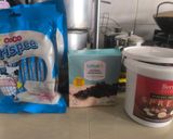 Gambar langkah 1 resipi Biskut Wafer Coklat Hazelnut.
