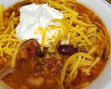 A picture of step 6 of Taco Soup.
