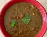 A picture of step 3 of Black Chana Masala.
