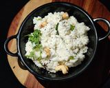 A picture of step 8 of Curd samak rice.