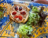 Une image de l'étape 12 de Paniers feuilletés jambon emmental tomates.