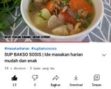 Foto langkah ke 6 dari resep Sup sosis bakso.