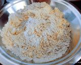 A picture of step 5 of Healthy tasty fiber rich moong dal and turai sabji and millet flour roti.