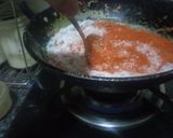 A picture of step 4 of Apple pulp burfi.