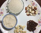 A picture of step 1 of Atta Ladoo / Pinni.