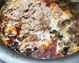 A picture of step 4 of Lal saag Malvani rassa.