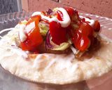 Foto del paso 5 de la receta: Fajitas🌯 de berenjenas🍆 doradas con mayonesa de ajo🌰🌮