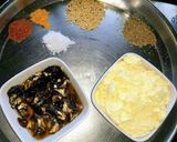 A picture of step 3 of Colocassia leaves fritters.
