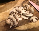A picture of step 1 of Cream of Mushroom Soup.