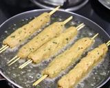 A picture of step 5 of Seekh kabab.