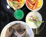 Hình bước làm 3 của món Cá ngừ (bún cá ngừ)