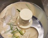 A picture of step 4 of Hummus.