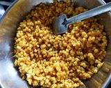 A picture of step 3 of Sweet Boondi.