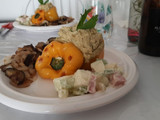 Pimiento relleno (plato Vegetariano)