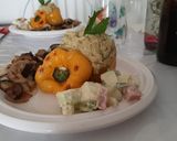 Foto del paso 7 de la receta: Pimiento relleno (plato Vegetariano)