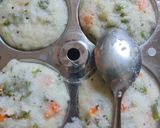 A picture of step 2 of Vegetable idly.