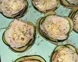Une image de l'étape 7 de Roses de courgettes et pommes de terre au chèvre 🐐 🥒🥔.