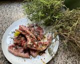 A picture of step 2 of Marinated Lamb Chops with Herbs from Provence.