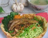 Foto langkah ke 9 dari resep Mie Ayam Mangkuk Pangsit.