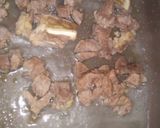 A picture of step 1 of Wet fry beef.