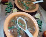 A picture of step 6 of Leftover Radish manchurian soup.