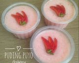 Foto langkah ke 3 dari resep Puding Puyo Strawberry #cookpadpeduli #kankerpayudara.