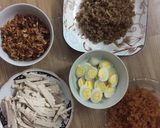 Hình bước làm 2 của món Xôi chim cút