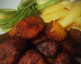 A picture of step 2 of Deep Fried Plantains.