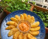 Hình bước làm 4 của món Khoai tây Nướng Parmesan