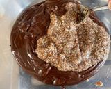 A picture of step 5 of Easter Mini Egg Brownies.