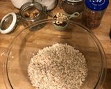A picture of step 2 of Vegan Banana Granola.