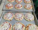 Pizza mini,frozen langkah memasak 11 foto