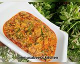 A picture of step 10 of Okra and egusi soup.