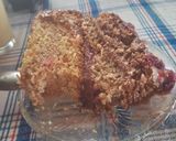 Foto del paso 15 de la receta: Torta deleite con triple rellenos decorada con ganache de chocolate blanco y frambuesas