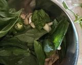 A picture of step 1 of Creamy Cashew Basil Pesto.