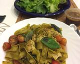 รูปขั้นตอนการทำที่ 4 ของ Pesto Pasta ไก่สุดอร่อย