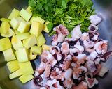 Hình bước làm 4 của món Bạch tuộc xốt Thái