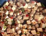 Foto del paso 1 de la receta: Filete de calabaza con tofu y champi vegano🌱vegetariana