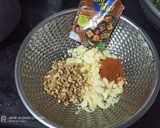 A picture of step 1 of Tandoori Cheese Walnut Patty.