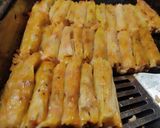 A picture of step 4 of Leek Dolmades.
