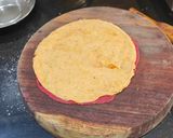 A picture of step 5 of Pinwheel Beetroot Pulp Poori.