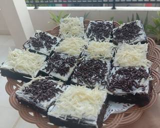 Brownies kukus 2 telur/brownies ekonomis/brownies lumer langkah memasak 2 foto