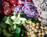 Une image de l'étape 4 de Salade composée thon pois chiches.